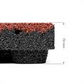 Speelplaatstegel flagstone rood 100x50x7cm