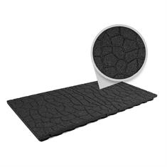 Speelplaatstegel flagstone zwart 100x50x4,8cm (inclpennen)