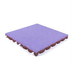 Speelplaatstegel paars 50x50x4,5cm (inclpennen) 2 stuks