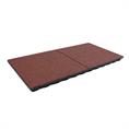 Speelplaatstegel rood 100x50x4,8cm (inclpennen)