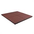 Speelplaatstegel rood 100x50x4,8cm