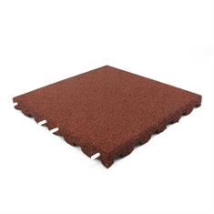 Speelplaatstegel rood 50x50x4,5cm