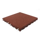 Speelplaatstegel rood 50x50x7cm