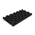 Speelplaatstegel zwart 50x25x4,5cm