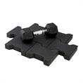 Sportvloer klinkers donkergrijs 20x16,5x4,3cm