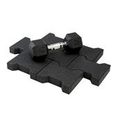 Sportvloer klinkers donkergrijs 20x16,5x4,3cm
