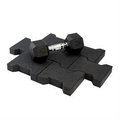 Sportvloer klinkers donkergrijs 20x16,5x4,3cm