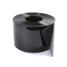 Strokengordijn PVC zwart 300x3mm (L=50m)