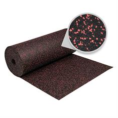 Tecflex Ultrafloor zwart/rood 6mm (20x1,25m)