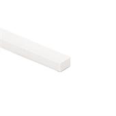 TPE rechthoekig snoer wit BxH= 15x10mm (L=25m)