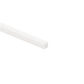 TPE rechthoekig snoer wit BxH= 8x8mm (L=25m)