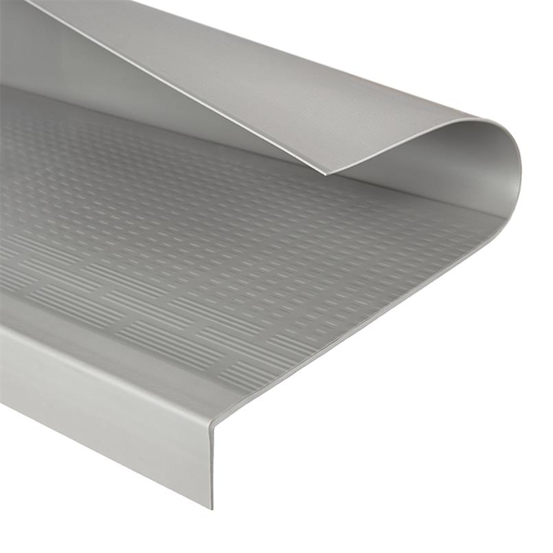 Trapbekleding pvc grijs 1200x460mm