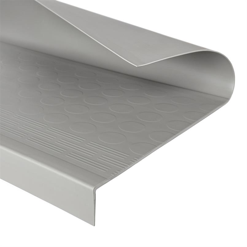 Trapbekleding pvc noppen grijs 1200x460mm