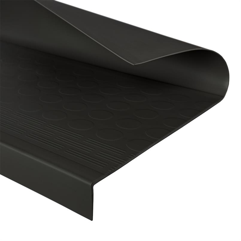 Trapbekleding pvc noppen zwart 1200x460mm