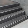 Trapneusprofiel aluminium recht blauw LxBxH=1500x45x25mm