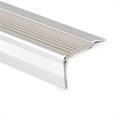 Trapneusprofiel aluminium recht grijs LxBxH=1500x55x31mm
