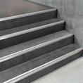 Trapneusprofiel aluminium recht grijs LxBxH=1500x55x31mm