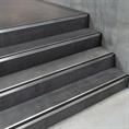 Trapneusprofiel aluminium recht oranje LxBxH=1500x55x31mm