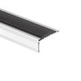 Trapneusprofiel aluminium recht zwart LxBxH=1500x40x18mm (5