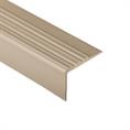 Trapneusprofiel pvc beige LxBxH=1500x51x27mm