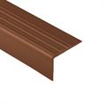 Trapneusprofiel pvc bruin LxBxH=1500x51x27mm