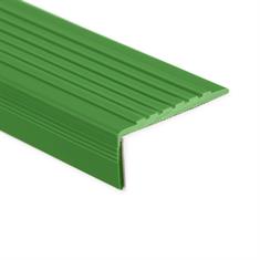 Trapneusprofiel pvc groen LxBxH=1500x60x22mm