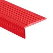 Trapneusprofiel pvc rood LxBxH=1500x60x22mm