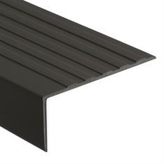 Trapneusprofiel pvc zwart LxBxH=1500x100x40mm