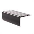 Trapneusprofiel pvc zwart LxBxH=1500x70x42mm dikte 2mm 5x