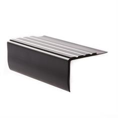Trapneusprofiel pvc zwart LxBxH=1500x70x42mm dikte 2mm 5x