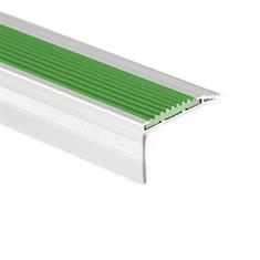 Trapneusprofiel recht aluminium groen LxBxH=1500x45x25mm