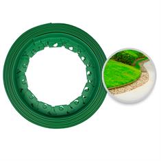 Tuinberanding groen 50mm incl pennen (L=10m)