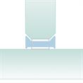 Verbindingsprofiel kopwand 10-10,8mm zwart (L=3m)