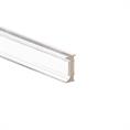 Verbindingsprofiel kopwand 12-12,8mm transparant (L=3m)