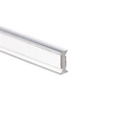 Verbindingsprofiel vlak 10-10,8mm transparant (L=3m)