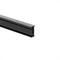 Verbindingsprofiel vlak 10-10,8mm zwart (L=3m)