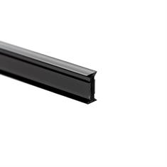 Verbindingsprofiel vlak 10-10,8mm zwart (L=3m)