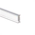 Verbindingsprofiel vlak 12-12,8mm transparant (L=3m)