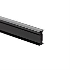 Verbindingsprofiel vlak 12-12,8mm zwart (L=3m)
