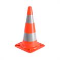 Verkeerskegel oranje - pilon 50cm hoog (2 stuks)