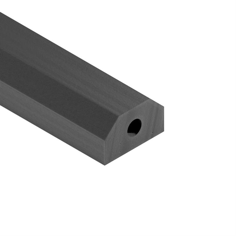 Volrubber luikenpakking BxH=25x15mm (L=40m)