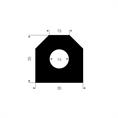 Volrubber luikenpakking BxH=35x35mm (L=15m)