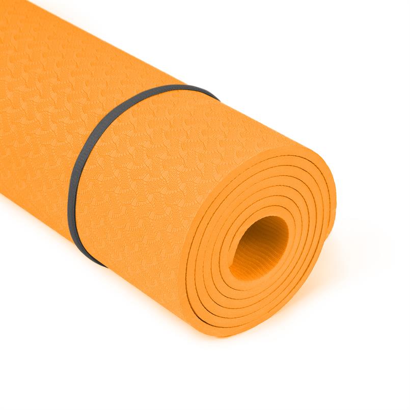 Yogamat oranje 1830x610x6mm